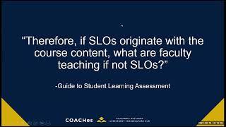 Six Steps for SLO Implementation Sept 16 2022