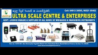 Ultra Scale Centre & Enterprises - Buy Weighing Scale Machines at Best Price in Hyderabad