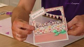 Subscription Box - Statement Word Edgeables - "Awesome" Easel Card Tutorial