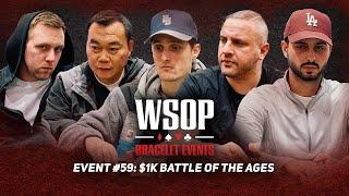 2025 WSOP $1,000 Battle of Ages! $335,390 First-Place Prize!