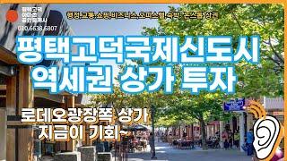 평택고덕국제신도시 떠오르는 핫 플레이스 상가 투자