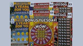 Bonus Tuesday! Scratch Cards from the UK National Lottery.