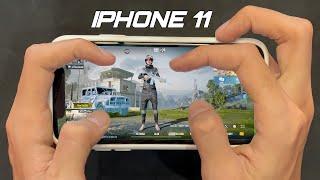 IPHONE 11 HANDCAM PUBG in 2025 / HD+Extreme Livik Gameplay / IOS 18.2 Pubg Test in 2025