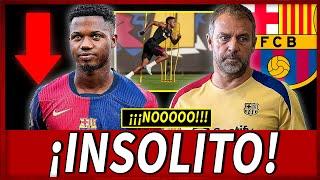 ¡NOOOO! ¡ANSU FATI SERÁ BAJA en el PARTIDO contra el GIRONA por ESTA RAZÓN!