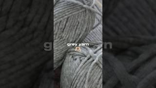 grey yarn on amazon  #ytshorts #crochet