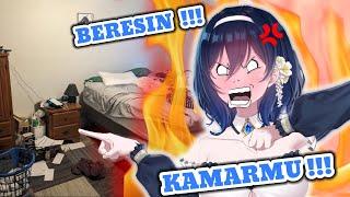 Gak Kuat Lihat Kamar Berantakan Viewers, Emama Depresi ... [Oumiya Emma]