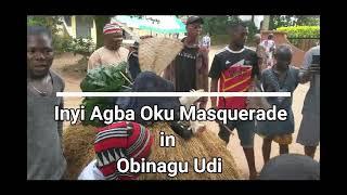 Obinagu Inyi Agbaoku masquerade performing in Enugu, Udi | Igbo Heritage TV