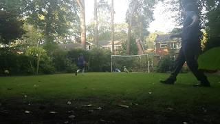 Back Garden Football Training - Top bins for Dad