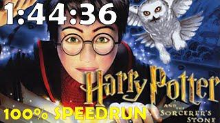 Harry Potter 1 PC 100% Speedrun in 1:44:36