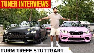 Das erste Mal auf dem Turm Treff in Stuttgart  Tuner interviews #bmw #tuning #tuningtreffen