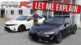 Trading in my Manual MK5 Toyota Supra for a Honda Civic Type-R FL5!