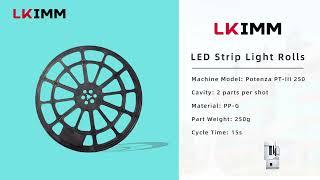 Injection Molding Solution for LED Strip Light Rolls | LKIMM