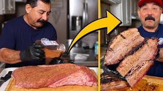 BUSTING 4 BBQ MYTHS: Smoking a BRISKET Hot & Fast with No Trim, No Wrap & No Binder