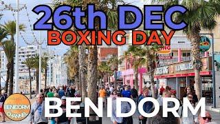 Benidorm - Boxing Day Morning on the Levante Beach