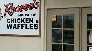 Trying Roscoe's Chicken & Waffles For The 1st Time