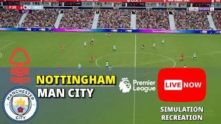 Nottingham Forest vs Manchester City - Premier League 2025 || Live Football Match | PES 21