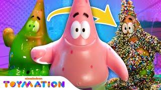 Play with SpongeBob Toys in the Toy Test Factory! | Toymation