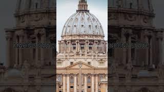 The Secret Behind Vatican City's Tiny Size...!! #youtubeshorts #shorts #youtube