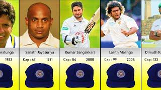 All Sri Lankan Test Cricketers 1982 - 2023