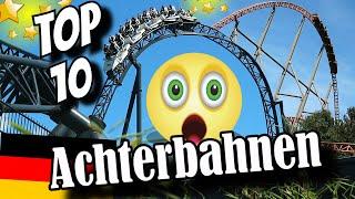 TOP 10 ACHTERBAHNEN Deutschland [2020 Edition]