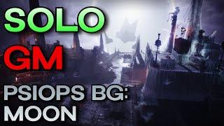 Solo Grandmaster Nightfall "Psiops Battleground: Moon" in less than 1 hour! (55:27, Platinum Rank)