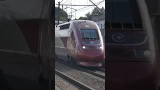 Passing Eurostar at Zaventem Station #spotting #train