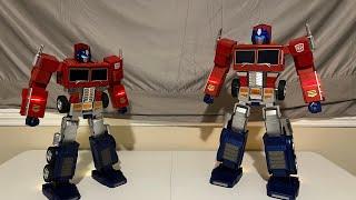 Robosen Optimus Prime Flagship vs Elite comparison