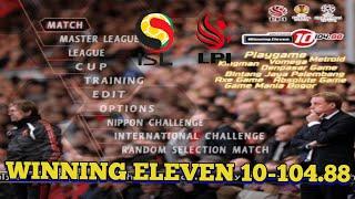 WINNING ELEVEN 10 - 104.88 PS2 | ULTRA WIDE |  @baygonstroberi