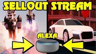  Roblox Jailbreak SELLOUT SUNDAY STREAM!! | $1 CONTROL ALEXA (Play Any Song) | $8 PLAY ANY GAME!