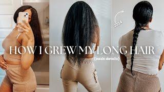 How I Grew my Long Natural Hair Past Waist Length || Detailed Hair Growth Tips