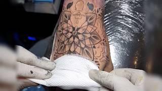 Mandala/Geometric Dotwork Tattoo || Tattoo villa