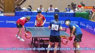 TABLE TENNIS DOUBLES STRATEGY - KỸ THUẬT ĐÁNH ĐÔI TRONG BÓNG BÀN. #pingpong #bóngbàn #tabletennis