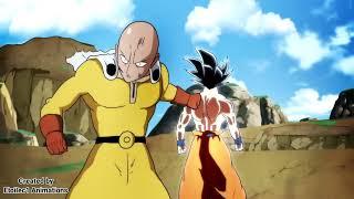 Goku vs Saitama Compilation (Full fight) Pelea completa