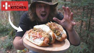 The ultimate hot dog recipe. Your mouth will be watering! Illegal kitchen EP.5