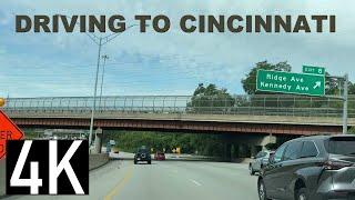 Cincinnati 4K - Driving to Cincinnati, Ohio on I-71 South [4K] - The Queen City - USA