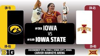 No. 21 Iowa vs No. 18 Iowa State | 2024 Iowa Corn Cy-Hawk Series | 12.11.24