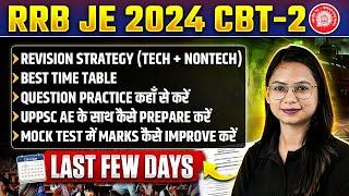 RRB JE CBT 2 Preparation Strategy | Perfect Revision Strategy With TimeTable To Crack RRB JE CBT 2