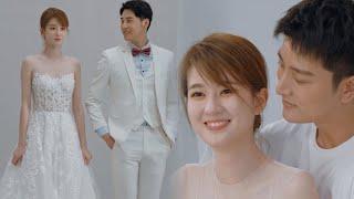 CEO took wedding photos with his beloved girl, but she only smiled when the groom was not him...