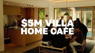 I turned a $5M villa into a free coffee shop