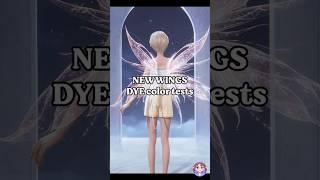 WINGS DYE COLOUR TESTS  #infinitynikki trying all palettes on Enchanted Encounter
