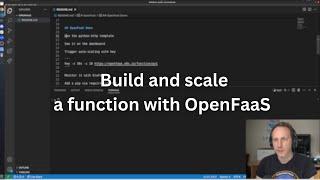 Build and scale a Python function with OpenFaaS