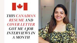 Write an incredible Canadian resume and cover letter with me | Canada job hunt - Part 1