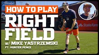 How Mike Yastrzemski OWNS the Outfield (ft. Hunter Pence)