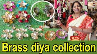 Exclusive diya collection for Diwali|Diya varieties |#tth #diwali #brass #youtube #sunitashomedecor