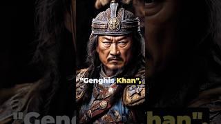 "Genghis Khan" wasn’t his real name