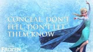 Let It Go (FROZEN) - Idina Menzel (Lyrics)