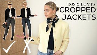 DOS AND DON'TS OF CROPPED JACKETS | How to Wear One of this Season's Biggest Trends