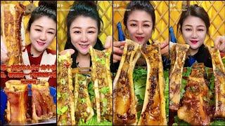 ASMR MEOKBANG  Bone Marrow Mukbang, Big Bites Mukbang, മജ്ജ മുക്ബാംഗ്, 골수 먹방,tủy xương Mukbang