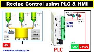 PLC Recipe Control and Batch Process - Delta ISPsoft Programming