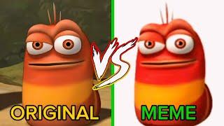 Red Larva Oi Oi Oi Original VS Meme